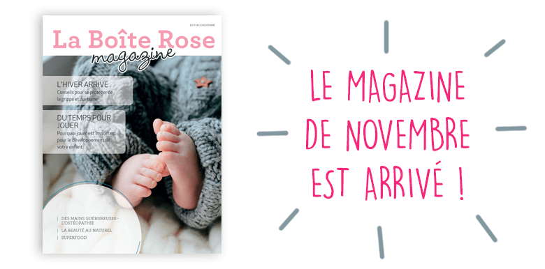 E-magazine La Boîte Rose : le numéro de novembre 2017