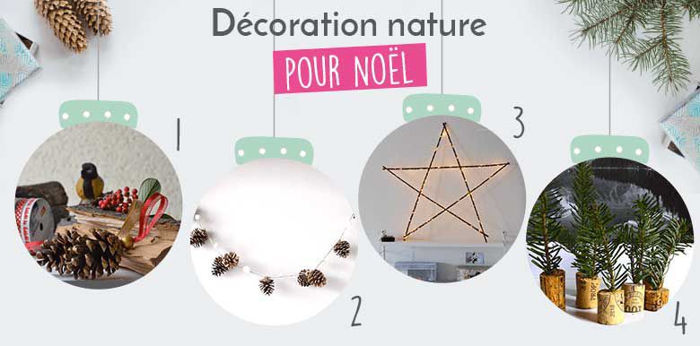 Diy Décorations De Noël Nature La Boîte Rose