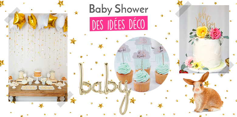 3 thèmes déco pour une baby shower canon