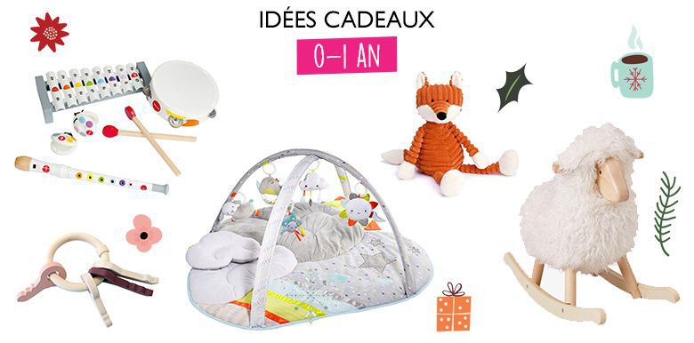 Idees De Cadeaux De Noel Pour Les Tout Petits De 0 A 1 An La Boite Rose